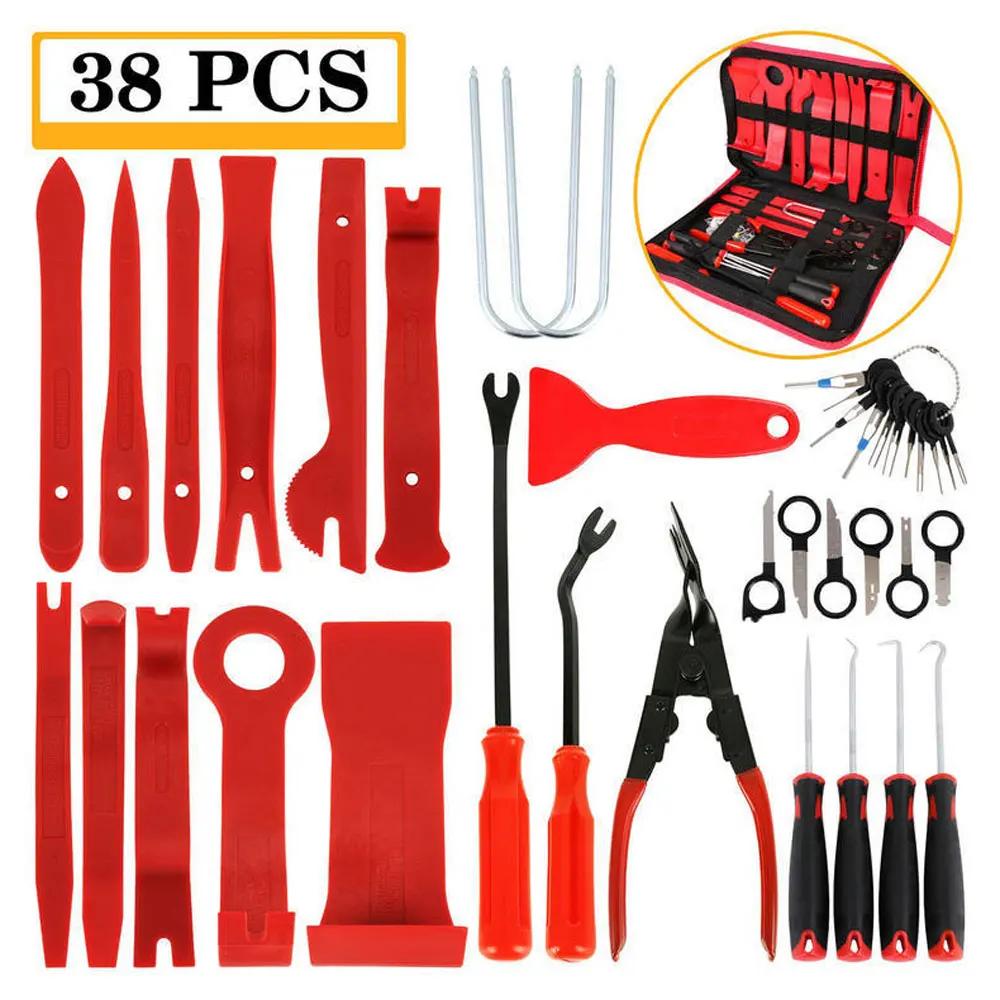 Универсальный инструмент для ремонта автомобильной аудиосистемы, автомобильный зажим, заклепочный крепеж, инструмент для снятия обшивки дверной панели, инструмент для разборки салона автомобиля, инструмент для снятия рычага