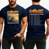 Футболка Gorillaz The Mountain Tour | Двусторонний принт | Черная | Унисекс S-4XL