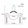 Water Filter Replacement Clamp for RO System Quick Disconnect Food-Grade BPA Free Fits Standard Size Household Water Purifier Parts