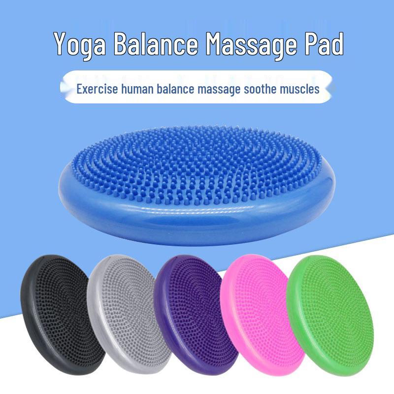 Диск для баланса для йоги: Взрывобезопасная надувная подушка для фитнеса и массажа