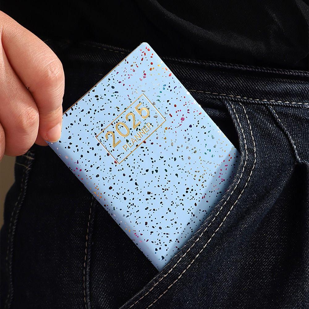 A7 2025 Planner Notebook Mini To Do List English Notepad Pocket Notebook  School Office