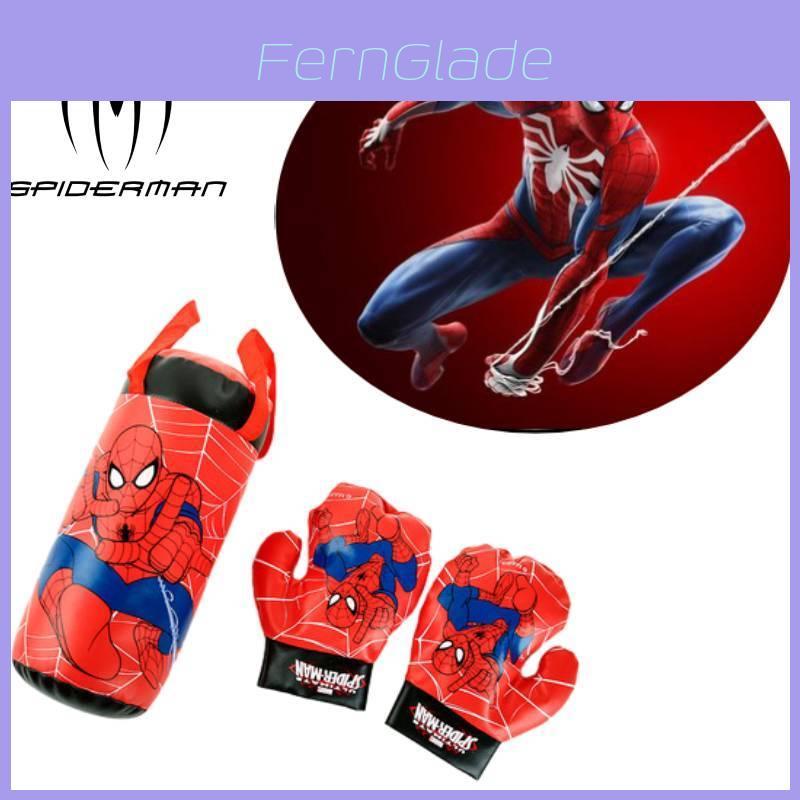 Disney Marvel Spider-man Boxing Toy Red Plastic Punching Gloves For Kids 2-5 Stress Relief