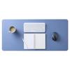 Elecom Коврик для стола, большой коврик для мыши, 900 мм x 430 мм, совместимый с мышкой, кожаный, односторонний, ледяной, синий, противоскользящий, MP-XDM04LBU