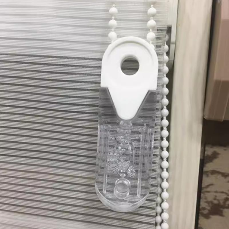 Pack of 8 Venetians Blind Cord Handle, Transparents Plastic Pull Bead Pendant for Roller Shade and Curtains