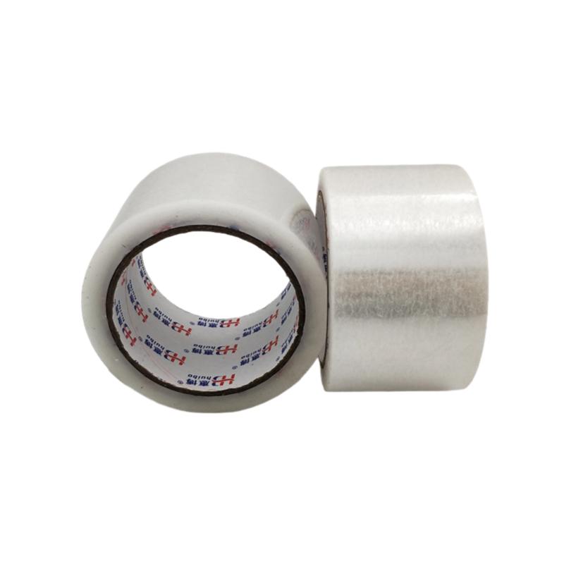 Factory Manufacturing Transparent Clear BOPP Jumbo Roll Adhesive Tape 3 Inch X 110 Yards Self-Packing Acrylic Tape