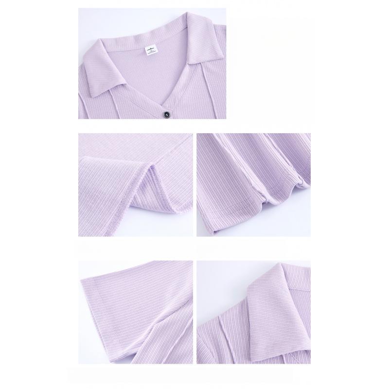 Летняя модная тонкая рубашка-топ с отложным воротником, коротким рукавом, однотонная, большого размера, для женщин среднего и пожилого возраста, мамы