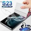 Мягкая гидрогелевая пленка для Samsung Galaxy S23 Ultra Plus HD, прозрачная защитная пленка для экрана, полное покрытие для Samsung S23 + S23ultra, не стекло