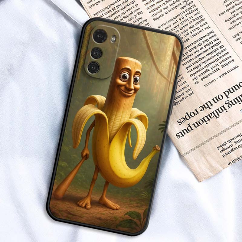 Tung Tung Sahur Аниме Арт Для Motorola G85 Edge 50 G24 G35 G14 G04 40 G72 G34 G G54 G13 G32 5G Черный Чехол Для Телефона