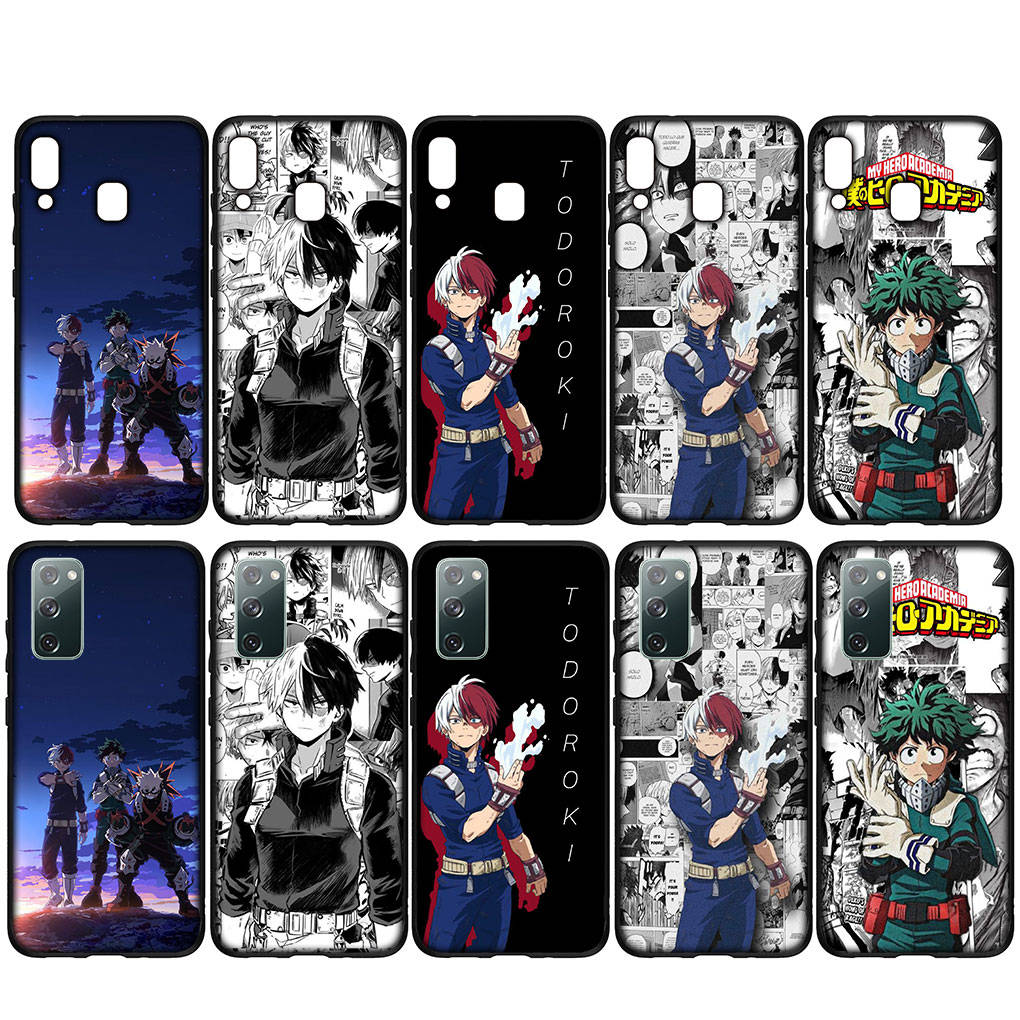 Для iPhone 16 15 X XR Samsung Galaxy S24 S23 Plus Xiaomi Redmi Note 13 12 11 Pro Max 10 14 OPPO Huawei Чехол My Hero Academia Bnha Todoroki Shoto Чехол