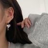 Серьги Love с розовыми бриллиантами Lava, тяжелая промышленность, французская ретро-личность, большие серьги-пряжки в форме персикового сердца