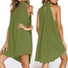 H2Orchard Womens Holiday Irregular Dress Ladies Summer Beach Sleeveless Party Dress