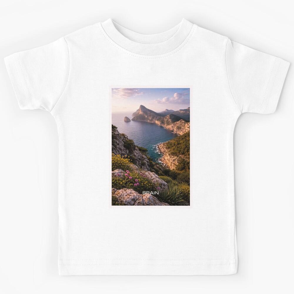 Spain Travel Art Kids T-Shirt