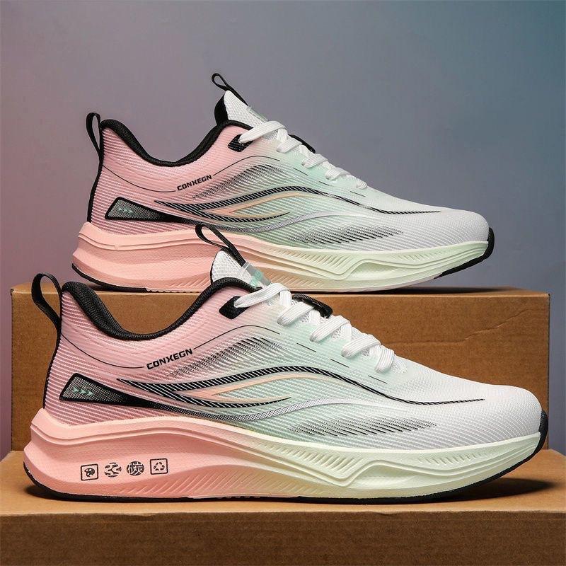 Новые весенние и осенние кроссовки с мягкой подошвой, дышащие, модные, универсальные, повседневные, легкие, модные кроссовки