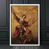 Улица. Винтажные постеры Михаила Архангела с принтами для гостиной, домашнего декора, христианская религия, ангел, холст, картина, настенное искусство