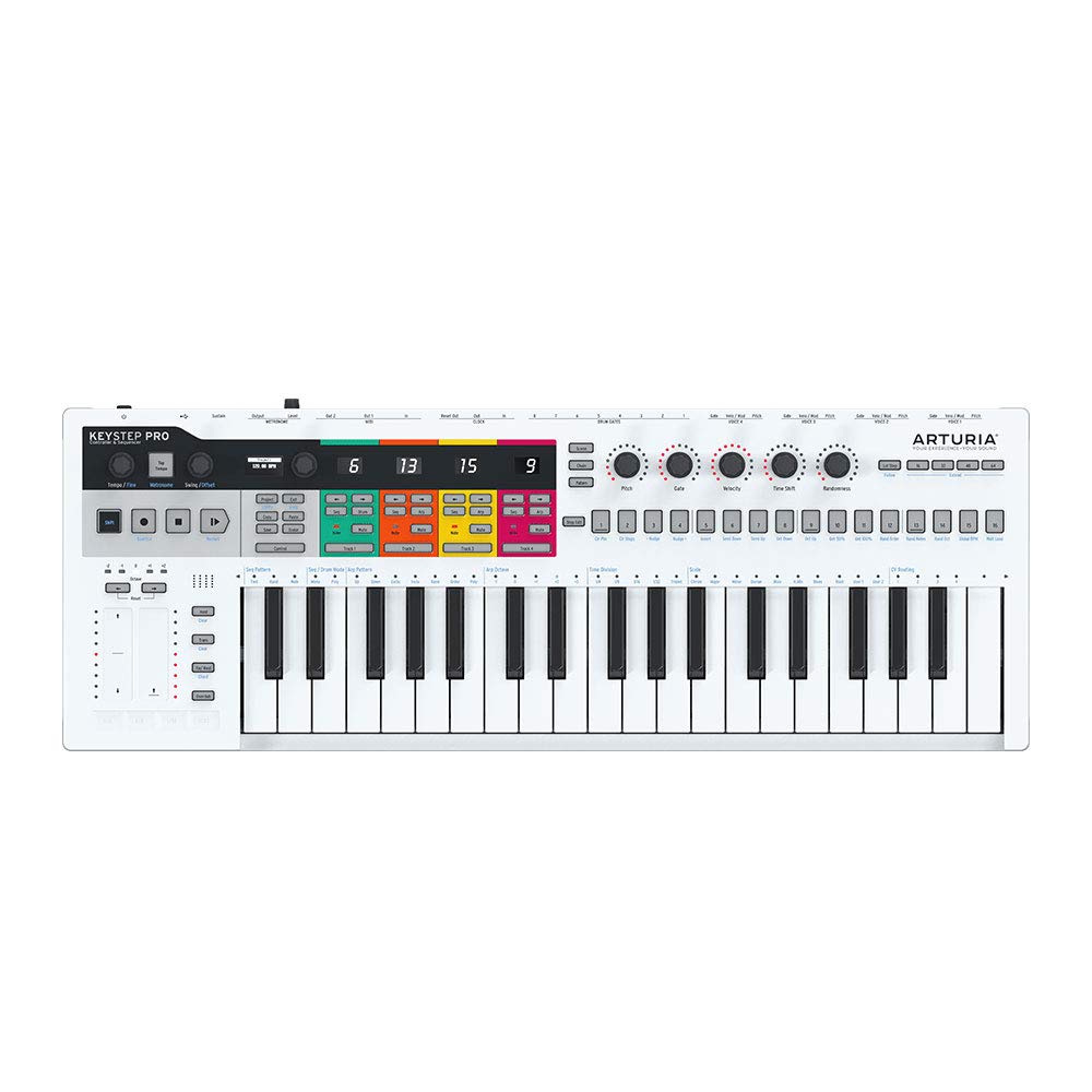 Контроллер клавиатуры ARTURIA MIDI KeyStep Pro с функцией секвенсора USB-подключение CV/GATE