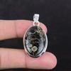 Turritella Agate Pendant Handmade Jewelry Gemstone Pendant 925 Sterling Silver Pendant Turritella Agate Jewelry Gifts For Him Dainty Pendant