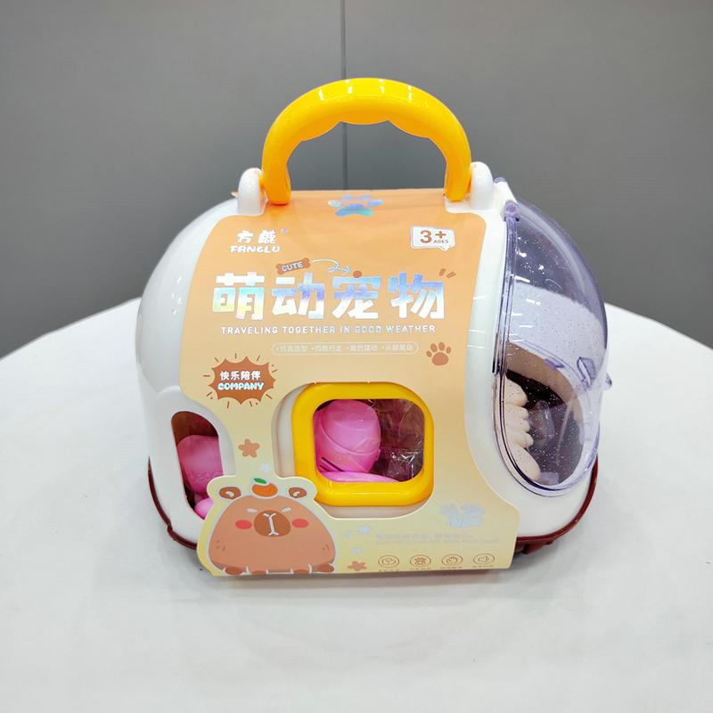 1 Набор Плюшевая фигурка животного капибары Электрическая капибара ходячая кукла игрушка со звуком детские электрические плюшевые куклы игрушка