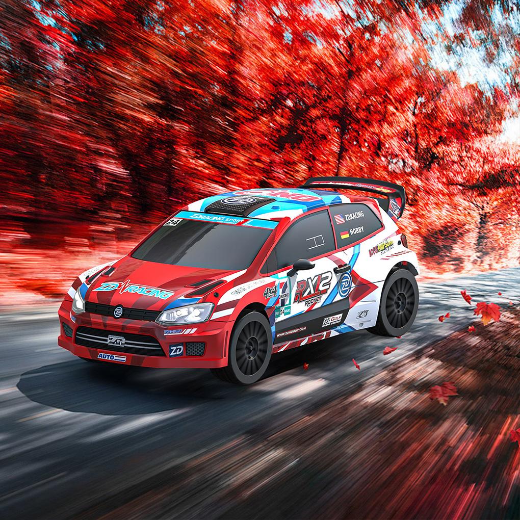 1/12 ZD Racing Радиоуправляемая машина RX12 Бесколлекторная 2.4GHz 80 км/ч RX-12 Высокоскоростная 4WD 3S 6-канальное Дистанционное управление Гоночный Раллийный Автомобиль