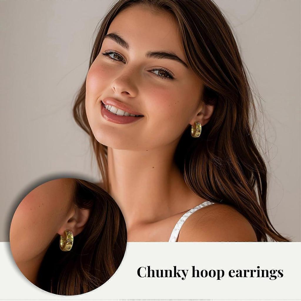 Camellia Earrings 18K Gold Plated Copper,Gold