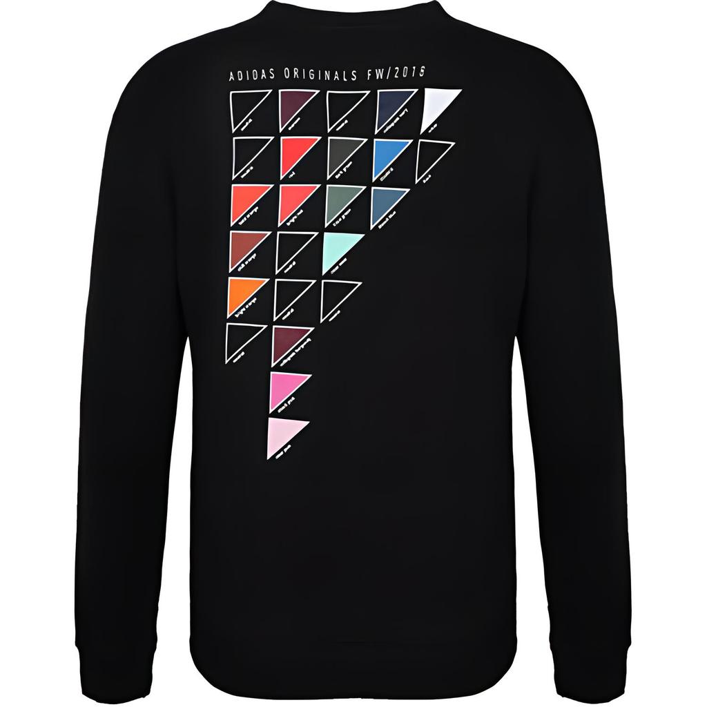 Adidas Оригинальная графика с круглым вырезом, модная удобная толстовка для мужчин, черная DN8043