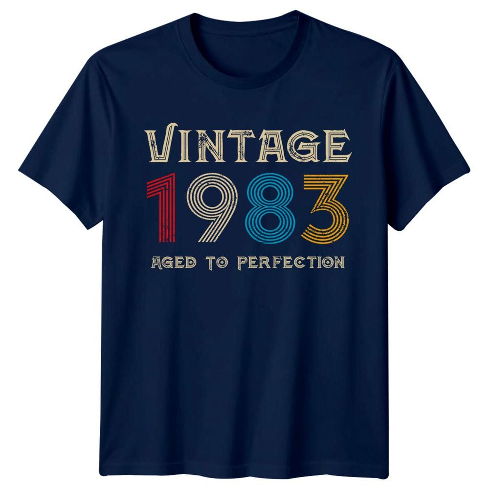 Vintage 1983 Aged To Perfection Unisexs T Shirt 43rd Birthday Gift