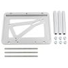 Billet Aluminum Universal Battery Tray Hold Down Trunk battery Relocation Box For Racing Battery Mount