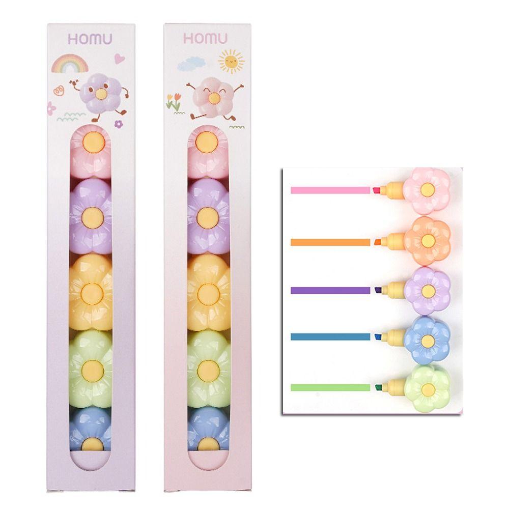 Learning Prize Student Gift Line Color Marker Pen Fluorescent Pen Hand Account Pen Highlighter