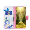 Samsung Galaxy S23 FE Flip Case, Wallet, Butterfly & Flowers White