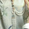 Imitation Pearl Women Hanfu Ornament Fashion Jewelry Cheongsam Accessories Pendant Brooches Lady