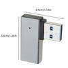 Портативный USB-адаптер-расширитель USB 3.0 с угловым разъемом Male-to-Female, высокая скорость передачи данных до 5 Гбит/с, черный