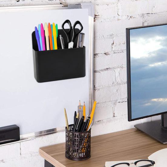 Магнитный держатель для ручек, ручек для салфеток, карандашей, маркеров, многофункциональная полка для хранения на холодильнике, офис