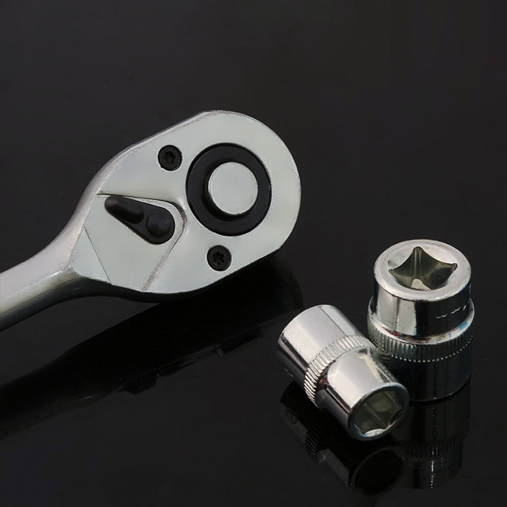 12 шт./набор 4-13 мм торцевых ключей с храповым механизмом, набор реверсивных быстросъемных гаечных ключей 1/4", набор инструментов для многофункциональных тяжелых работ