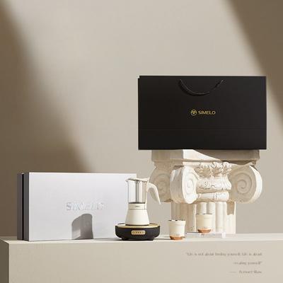 Кофеварка Moka с двумя клапанами, кофеварка из нержавеющей стали, американская эспрессо-кофеварка, современная простота, домашний кухонный набор для ручного заваривания кофе