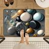 3D Оптическая Иллюзия Коврик для Ванной Нескользящий Коврик для Ванной с Рисунком Гальки Быстросохнущий Абсорбирующий Напольный Коврик для Ванной Ванны Душа Раковины