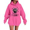 Women's Fashion Casual Long Sleeve Loose  Printed Sweatshirt