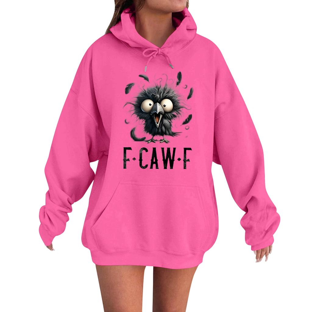 Women's Fashion Casual Long Sleeve Loose Printed Sweatshirt