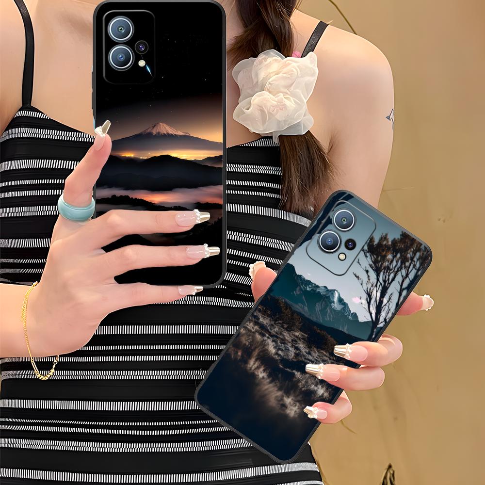 Чехол для мобильного телефона "Горный Лес" для Huawei P60 P50 P40 P30 P20 P10 P9 P8 Pro Lite Plus Красочная Печать Чехол Роскошный Красивый