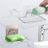 1PC Stainless Steel Bathroom Soap Holder No-Drill Wall-Mounted Design, Single Layer Drainage Design, Simple And Practical Bathroom Shelf