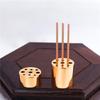 Decorative Incense Burner Mini Incense Holders Brass Heat-resistant Bases with Multiple Holes for Sandalwood Incense Burning