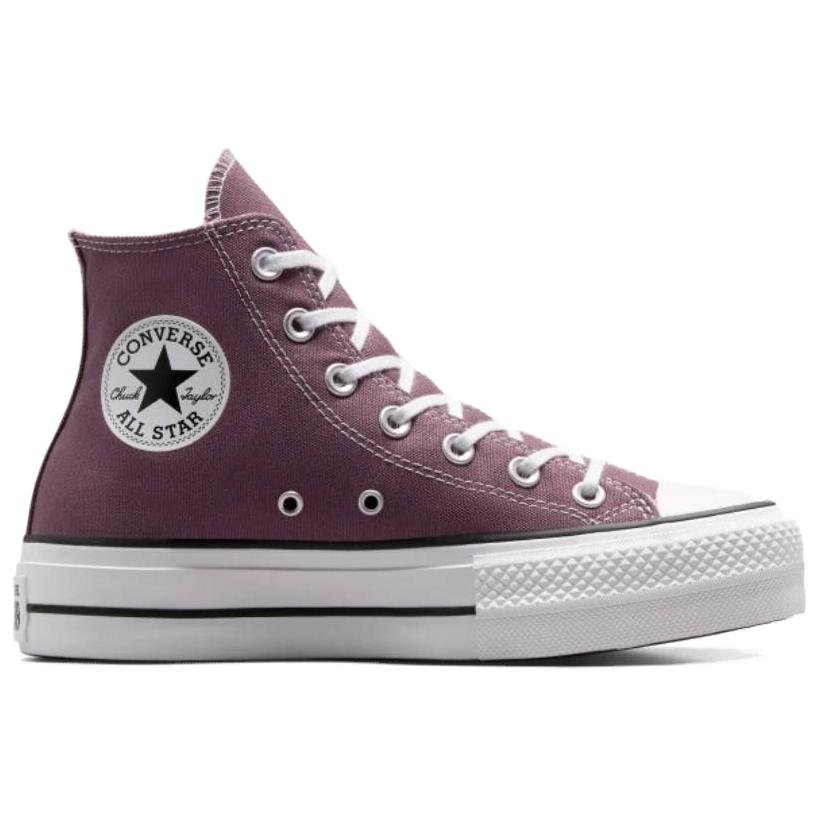 Converse Удобные универсальные низкие парусиновые кеды All Star Lift для женщин, фиолетовые