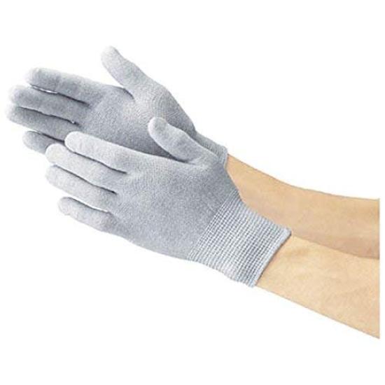 TRUSCO Size 10 Pairs Anti-Static Gloves, Non-Coated, S, TGL-2995S, (Case Sold)