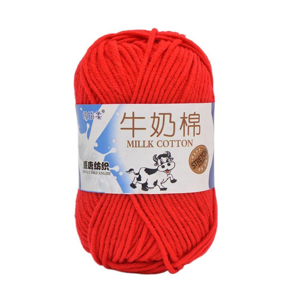 Cotton Wool Yarn DIY Cotton Yarn Warm Milk Cotton  Sofa Cushion