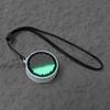 Round Pendant LED Lamp Fluid Simulated Luminous Desktop Ornament Simulated Water Flow Desktop Ornament for Decor