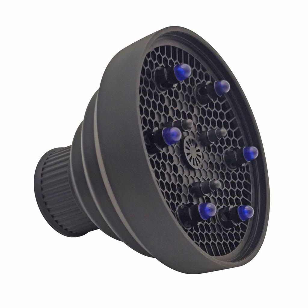 Складной силиконовый диффузор для фена: Водонепроницаемая, выдвижная накидка для завивки и укладки