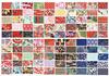 Washi Kawasumi Chiyogami Yuzen Washi 100 Patterns 1 Sheet Each 100 Sheets 10×10cm (10cm)