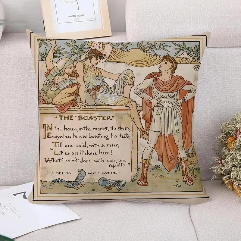 Собственные декоративные подушки Aesop для дивана, наволочки, короткий плюш, чехлы для подушек, украшение, наволочки для гостиной, кровать