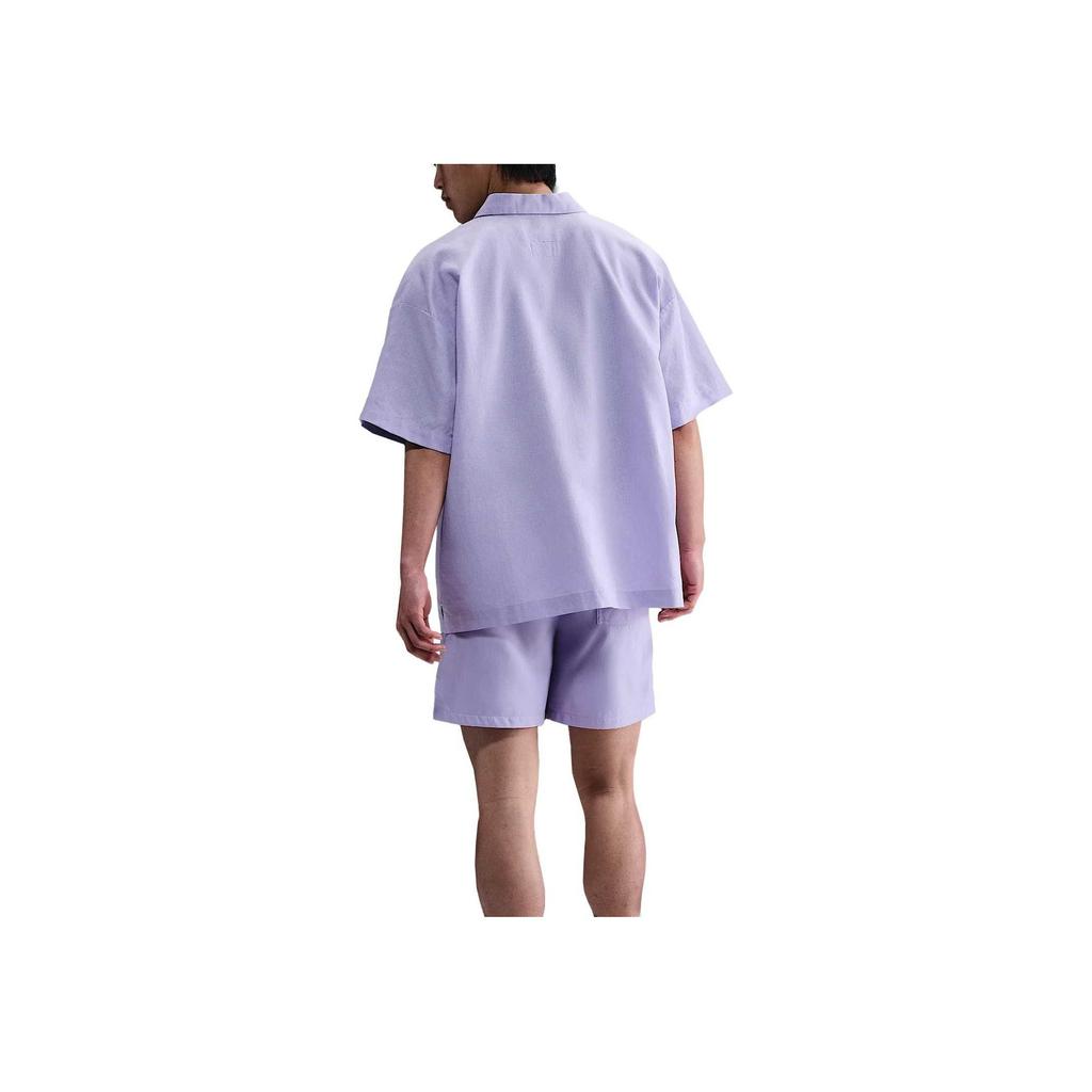 Nike Woven Flow Comfortable Simple Versatile Solid Color Cool Casual Shorts Men shorts Purple FN3308-515