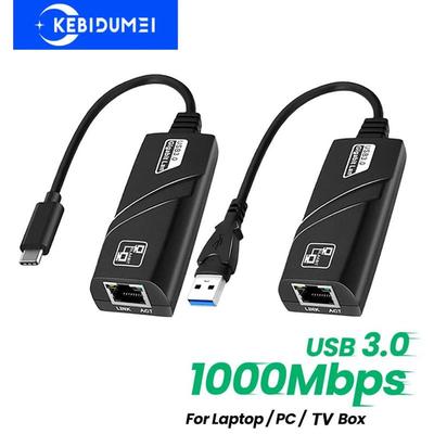 Проводная сетевая карта USB 3.0 USB Type C к адаптеру Ethernet LAN RJ45 для ноутбука