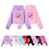 Kids Girls Anime Cartoon POP Singer Super Star Rumi Mira Zoey Saja Boys Printed Casual Long Sleeves Hoodies Sweatshirt Top