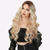 28" Balayage Lace Front Wig - Hand-Tied Japanese Kanekalon Heat Resistant Curly Hairpiece with Multi-Tone Options